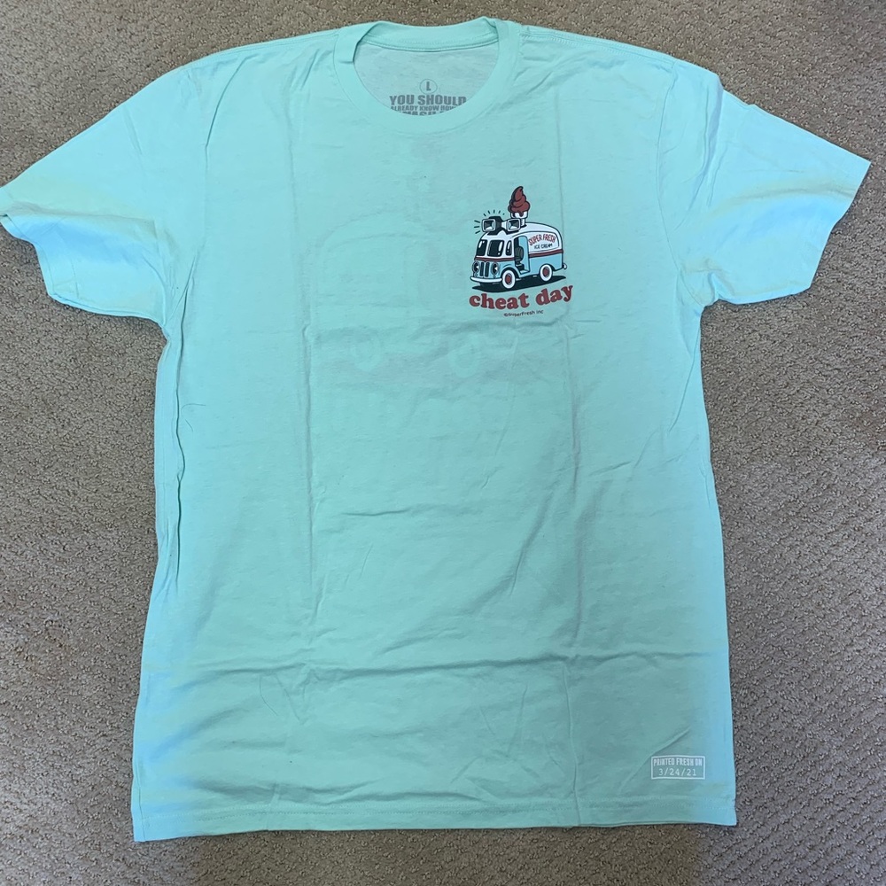 Superfresh Ice Cream Truck Cheat Day T-shirt